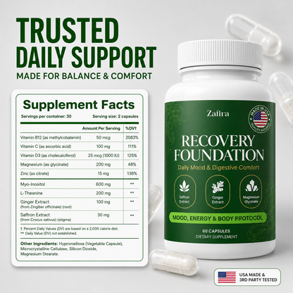 Zafira Recovery Foundation Capsules