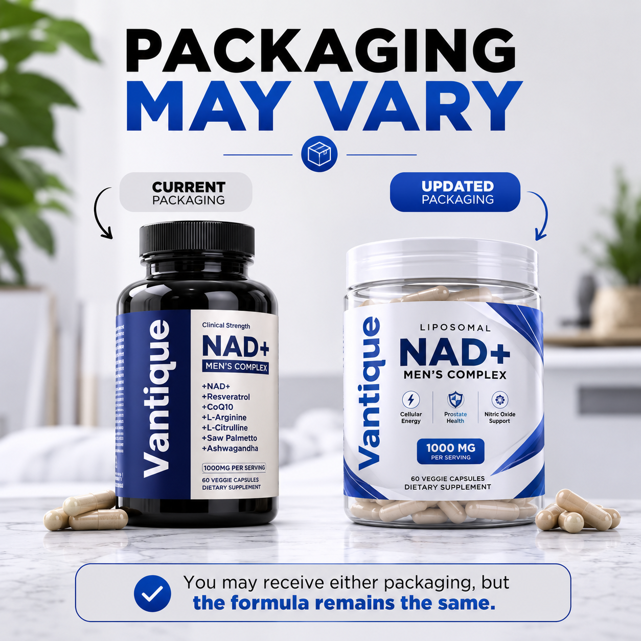 Vantique NAD+ Supplement for Men